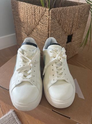 Zapatillas Veja Blancas y Grises