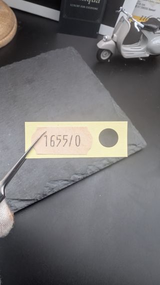 Adesivo Tag Seriale Rolex Beige