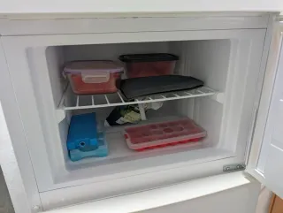 Nevera 2 puertas blanca