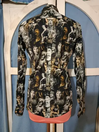 Camisa Estampada Caras Famosas