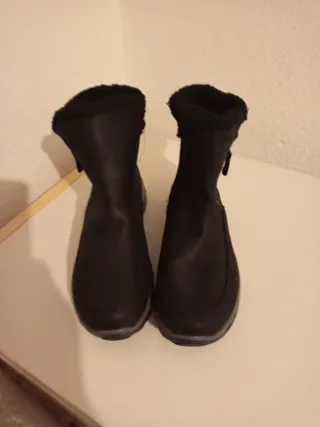Botas negras de invierno con forro