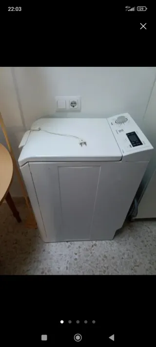 Lavadora Electrolux Carga Frontal Blanca