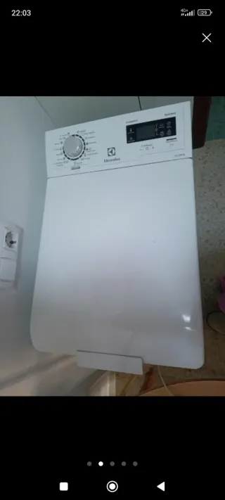 Lavadora Electrolux Carga Frontal Blanca