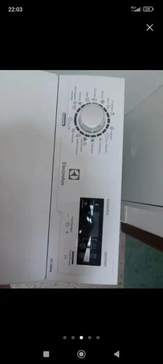 Lavadora Electrolux Carga Frontal Blanca