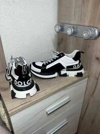 Zapatillas Dolce & Gabbana Negras y Blancas