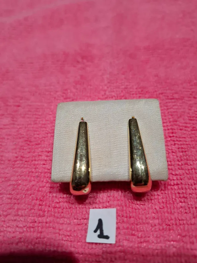 Pendientes Plata Chapada Oro 18kl