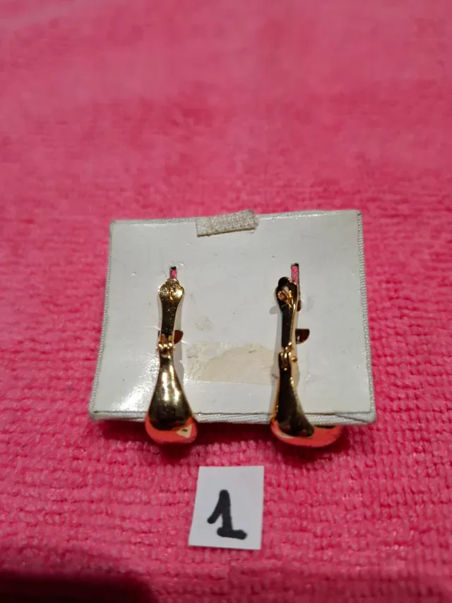 Pendientes Plata Chapada Oro 18kl
