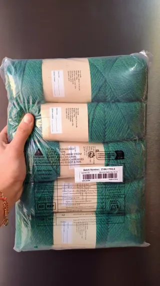 Gomitoli lana alpaca verdi