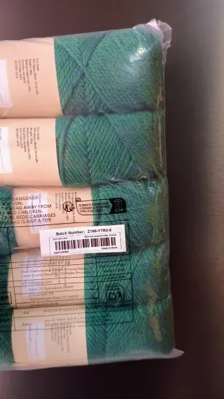 Gomitoli lana alpaca verdi