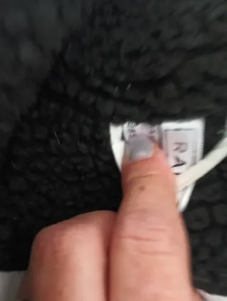 Pellicciotto bicolore nero e bianco