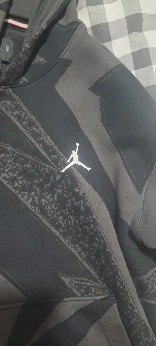 Sudadera Jordan Negra y Gris