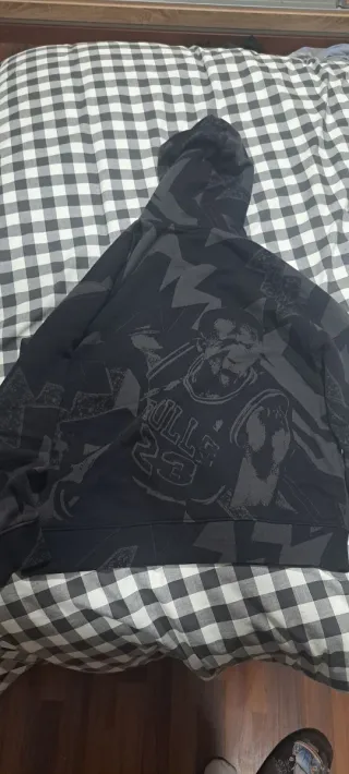 Sudadera Jordan Negra y Gris