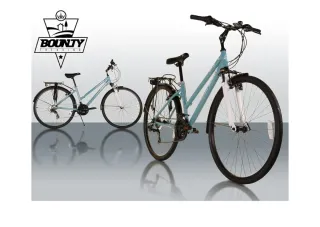 Bicicleta de paseo azul