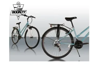 Bicicleta de paseo azul