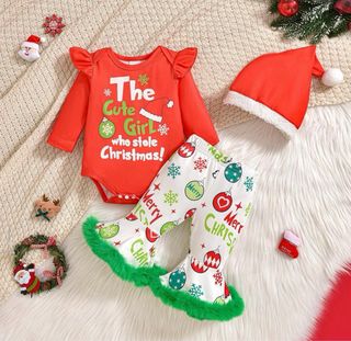 Costume Natale Bambina The Cute Girl 0-18 mesi