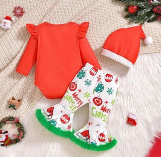Costume Natale Bambina The Cute Girl 0-18 mesi
