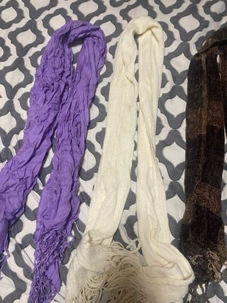 Lote 3 pañuelos/bufandas