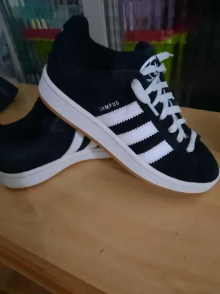 Adidas Campus Zapatillas Negras Blancas