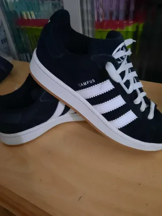 Adidas Campus Zapatillas Negras Blancas