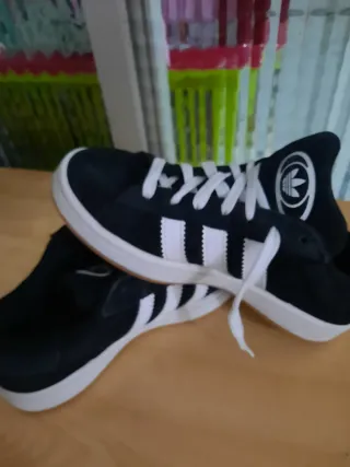 Adidas Campus Zapatillas Negras Blancas