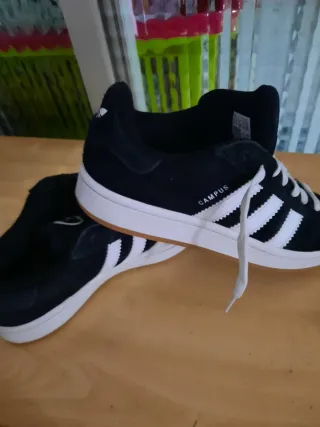 Adidas Campus Zapatillas Negras Blancas