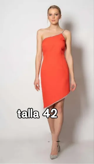 Vestido naranja talla 42