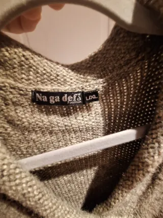 Suéter Na ga def Lana Verde Oliva Talla L