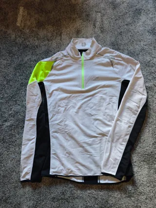 Sudadera running Kalvin Klein blanca y amarilla Ta