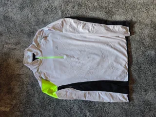 Sudadera running Kalvin Klein blanca y amarilla Ta