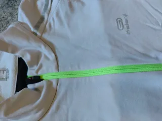 Sudadera running Kalvin Klein blanca y amarilla Ta