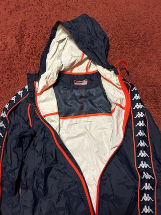 Chaqueta Kappa Azul Naranja