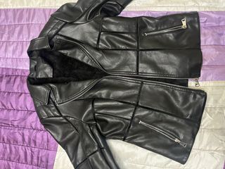 Cazadora Piel Negra S/M