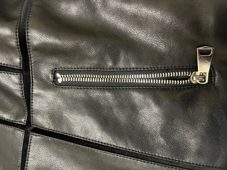 Cazadora Piel Negra S/M