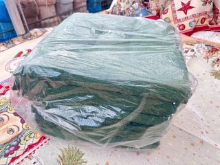 6 Cuscini Sedia Morbidone 40x40 Con Lacci Verde