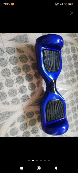 Hoverboard Azul con Bluetooth + Cargador + Asiento