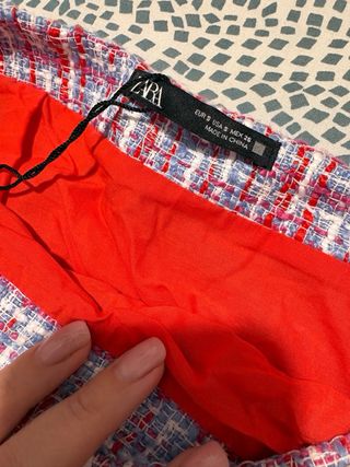 Falda Tweed Zara Talla S Usada una vez.