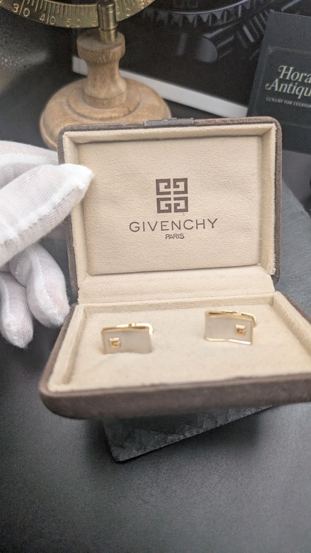 Gemelli Givenchy Paris Vintage con Scatola