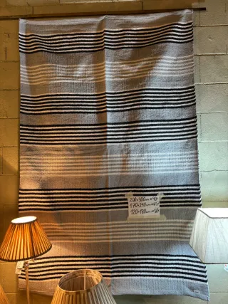 Alfombras patchwork beige y marrón