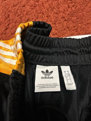 Conjunto Adidas Chándal Negro y Amarillo