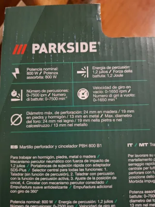 Martillo Perforador Parkside 800W