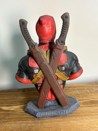 Figura Deadpool Impresa 3D Pintada 14cm