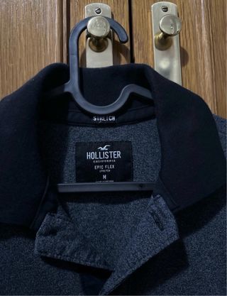 Polo Hollister Negro Talla M