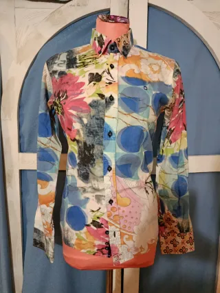 Camisa Estampado Floral Multicolor