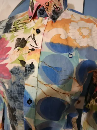 Camisa Estampado Floral Multicolor