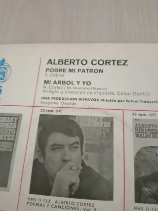 Lote Vinilos Alberto Cortez