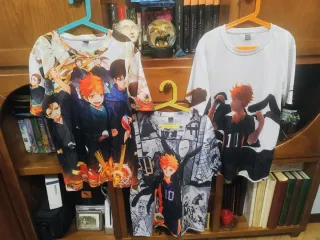 Camisetas Serie Anime Haikyū Talla S. Unisex.