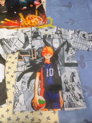 Camisetas Serie Anime Haikyū Talla S. Unisex.