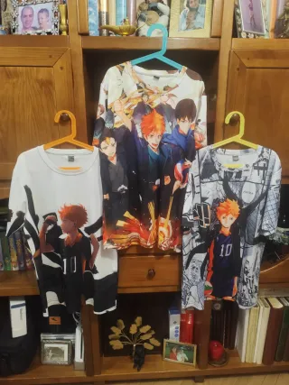 Camisetas Serie Anime Haikyū Talla S. Unisex.