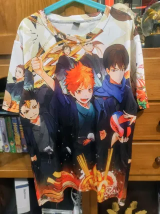 Camisetas Serie Anime Haikyū Talla S. Unisex.