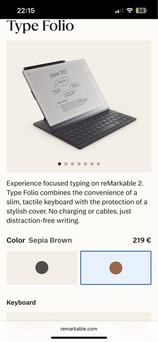 reMarkable Type Folio (Italiano)